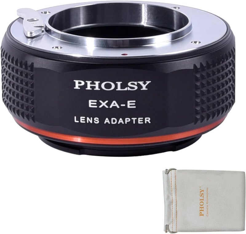 PHOLSY Lens Mount Adapter Compatible with Exakta Mount Lens to E Mount Camera Compatible with Sony a1 a9ii a7S a7R a7C a7 iv/iii, a7 a6600 a6500 a6400 a6300 NEX etc. NOT Compatible with Topcon Lens - Image 1